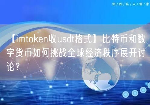 【imtoken收usdt格式】比特币和数字货币如何挑战全球经济秩序展开讨论？(图1)
