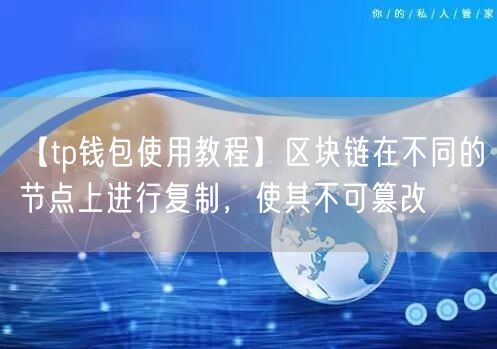 【tp钱包使用教程】区块链在不同的节点上进行复制，使其不可篡改(图1)