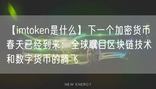 【imtoken是什么】下一个加密货币春天已经到来：全球瞩目区块链技术和数字货币的腾飞(图1)