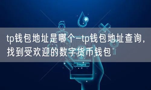 tp钱包地址是哪个-tp钱包地址查询，找到受欢迎的数字货币钱包(图1)