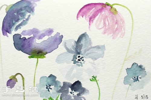 画七色花的图画_画七色花的思维导图_七色花怎么画