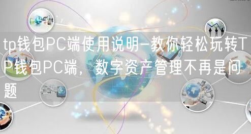 tp钱包PC端使用说明-教你轻松玩转TP钱包PC端，数字资产管理不再是问题(图1)