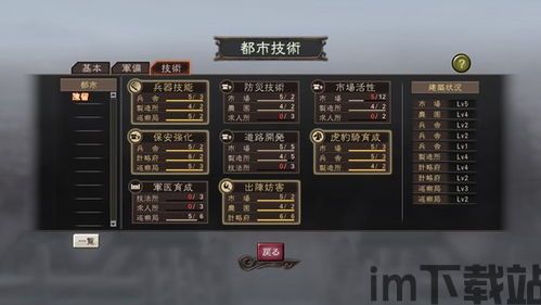 三国志12威力加强版各势力独有科技(图4)