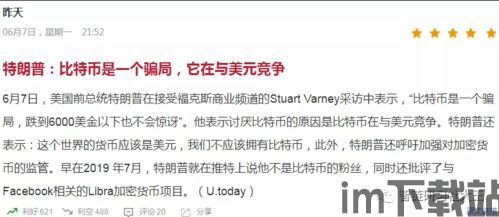特朗普称比特币是一个骗局(图4) 特朗普称比特币是一个骗局(图4)