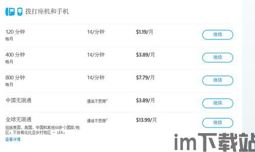 skype套餐查询,解锁全球沟通新体验(图2) skype套餐查询,解锁全球沟通新体验(图2)