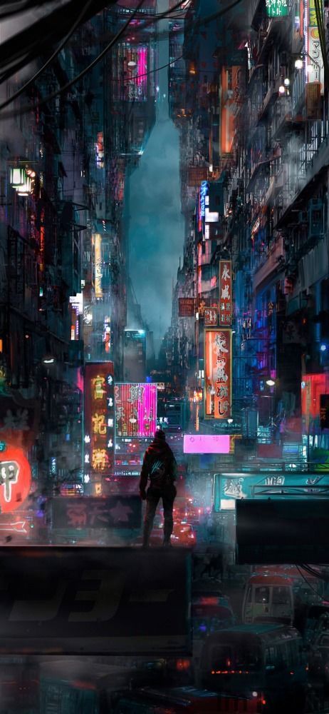 赛博朋克20202077对应,2077年的未来都市幻想(图1)