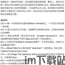 比特币历年大事记,从诞生到影响全球的数字货币传奇(图1)